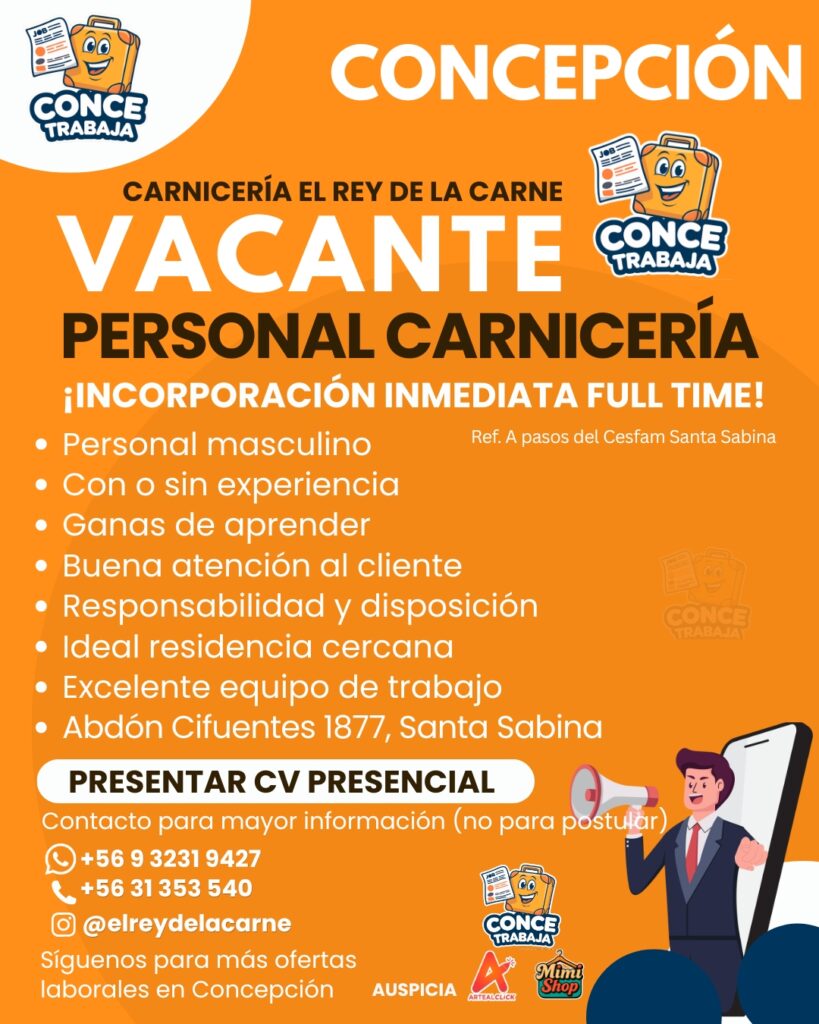 Personal para Carnicería