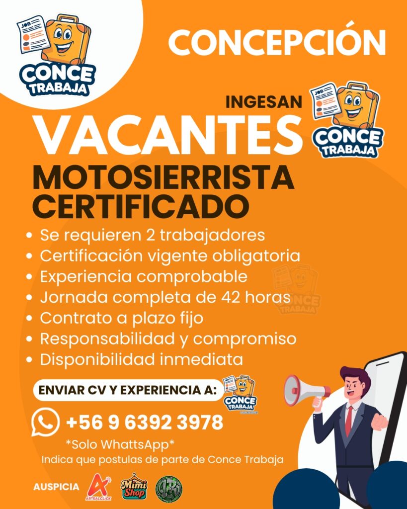 MOTOSIERRISTA CERTIFICADO