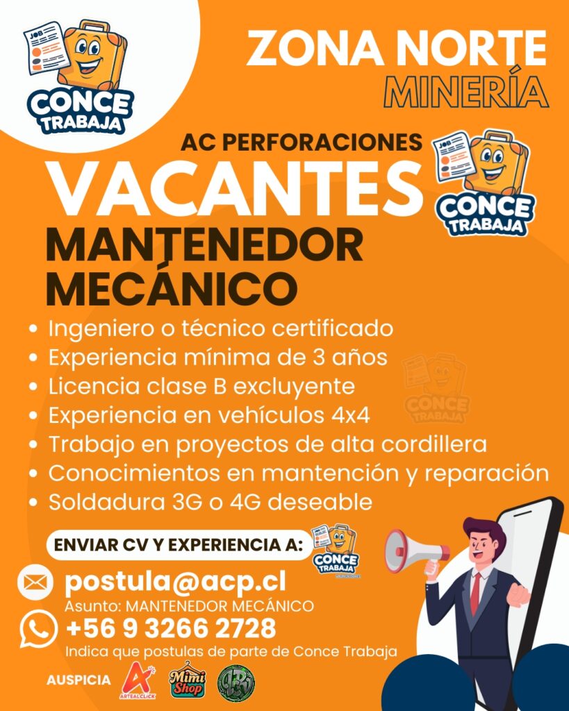 Mantenedor Mécanico Minería