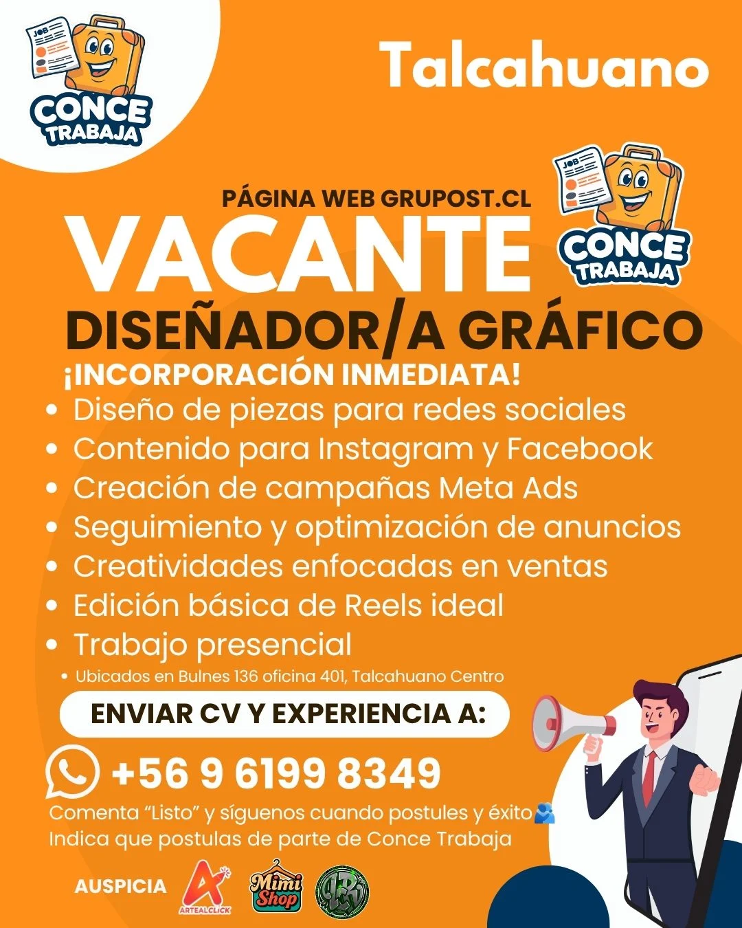 Oferta laboral: Diseñador/a Gráfico