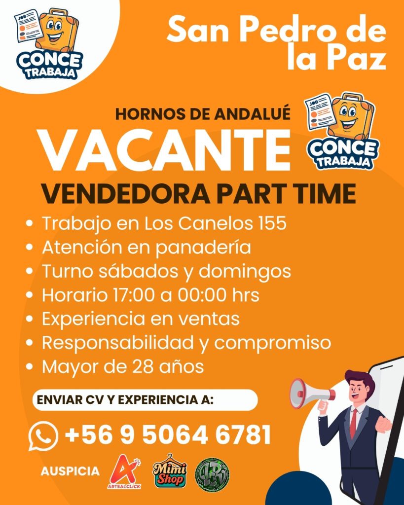 Vendedora Part Time